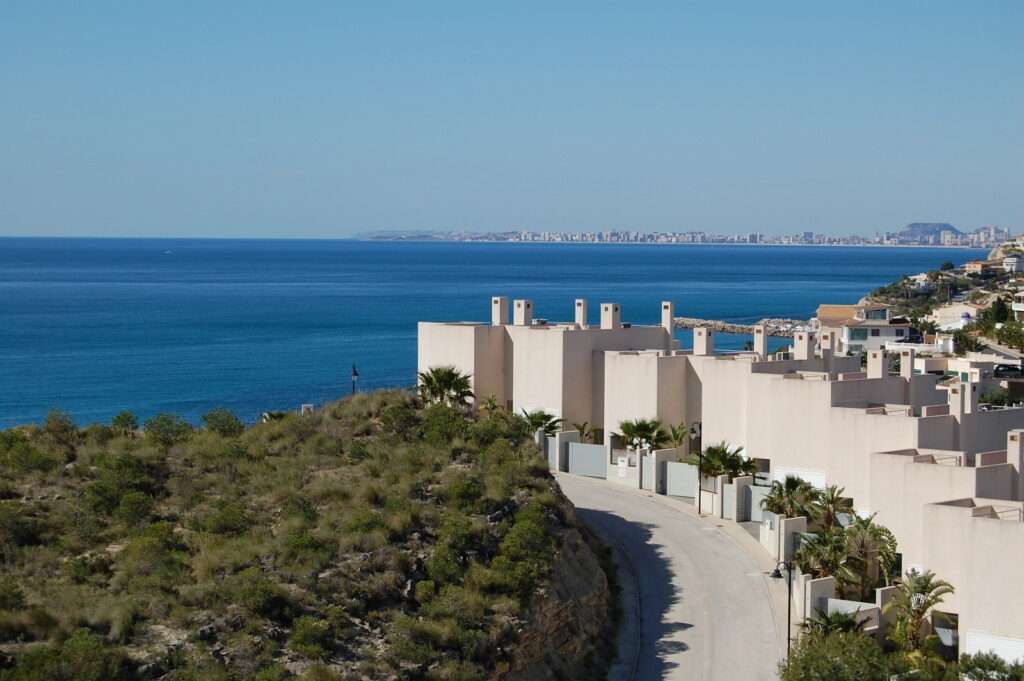 Moderne leilighet med havutsikt til leie i Alicante, El Campello